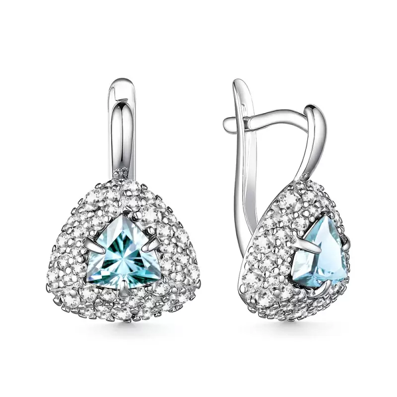 Серьги 207587-002-0019 серебро