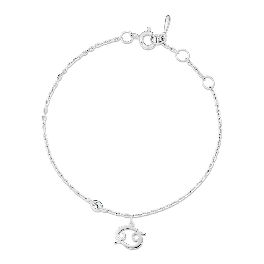 Браслет 05-5612.00СВ-00 серебро Рак