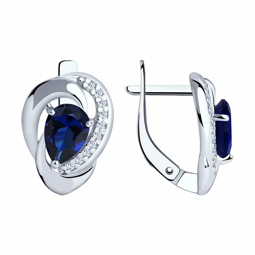 Серьги 88020046 серебро