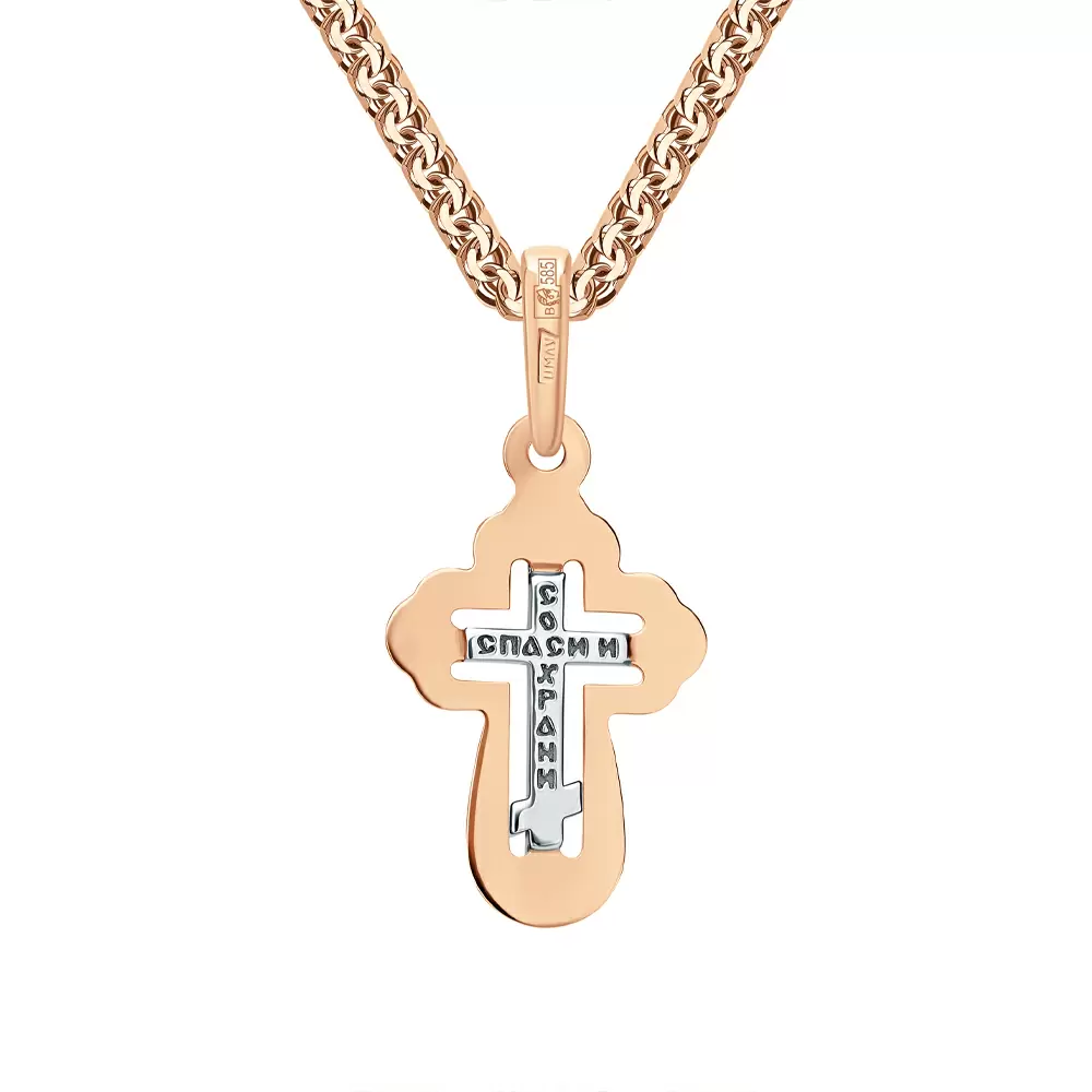 Крест христианский Т13066891 золото Полновесный