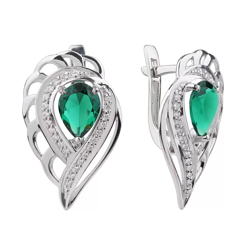 Серьги С-1032 тур серебро