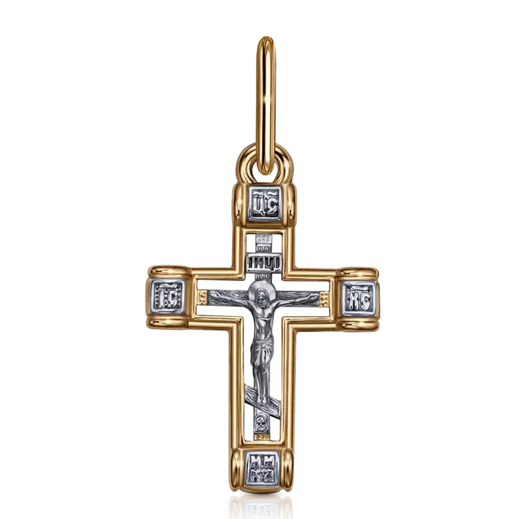 Крест христианский Кр102-2567 золото