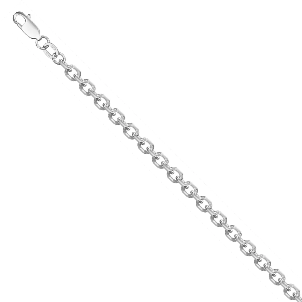 Цепь НЦ22-205Ю-3 d1.00 серебро Полновесная