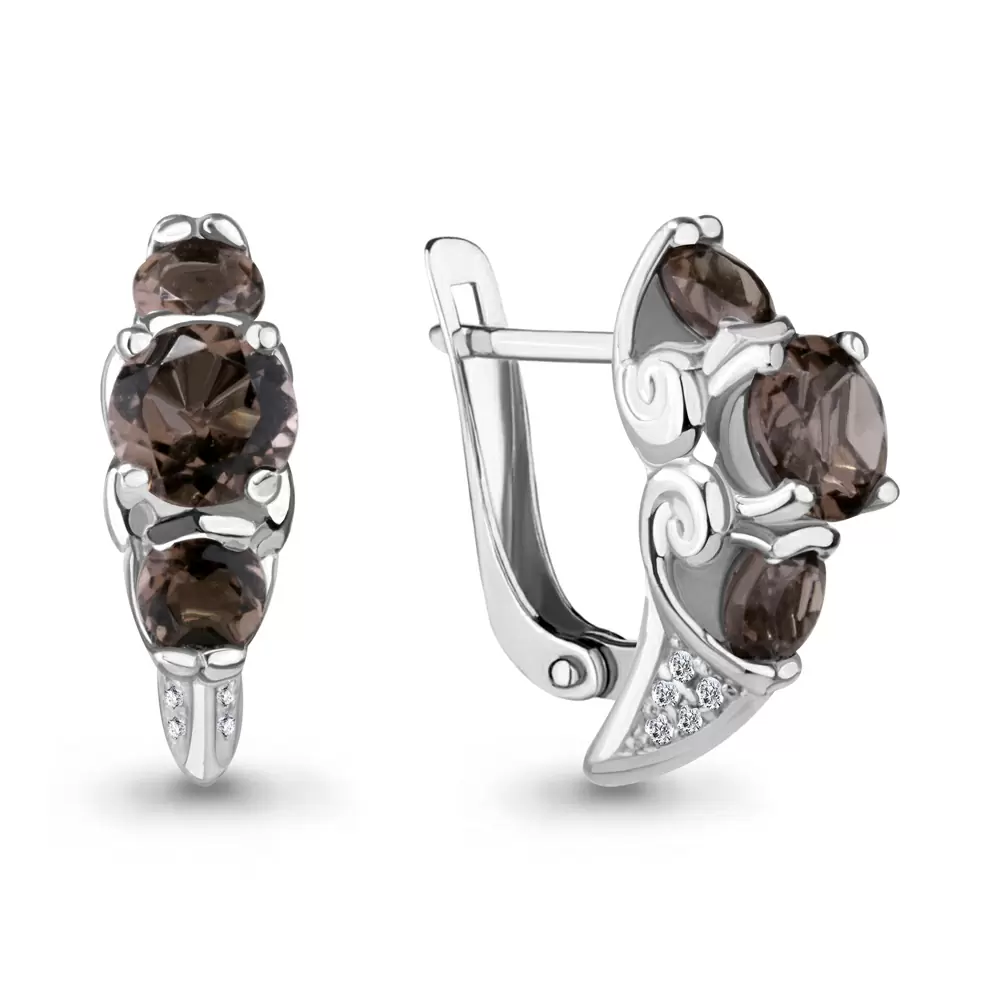 Серьги 4298201А.5 серебро