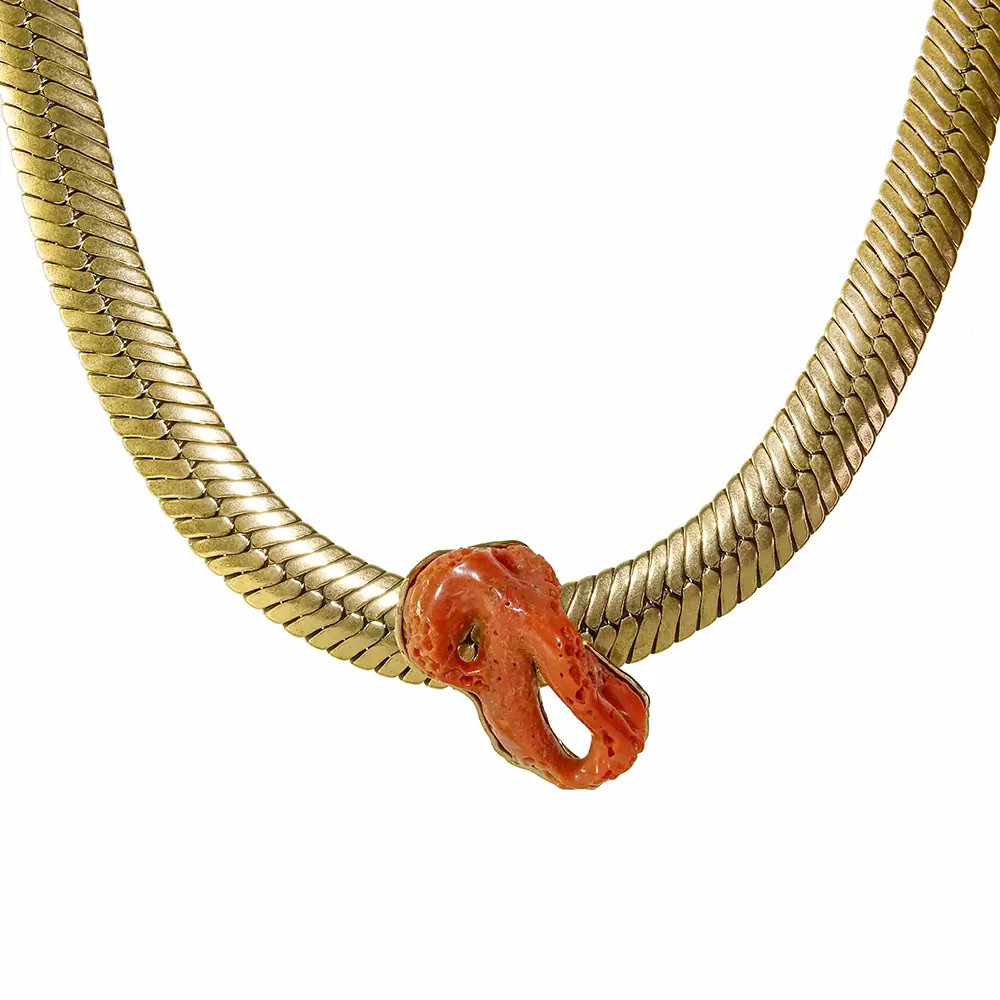 Колье C278BC13 ювелирный сплав_0