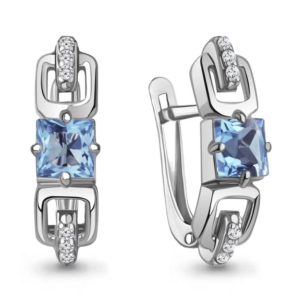 Серьги 4327305А.5 серебро