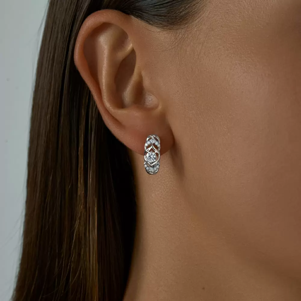 Серьги 94022500 серебро