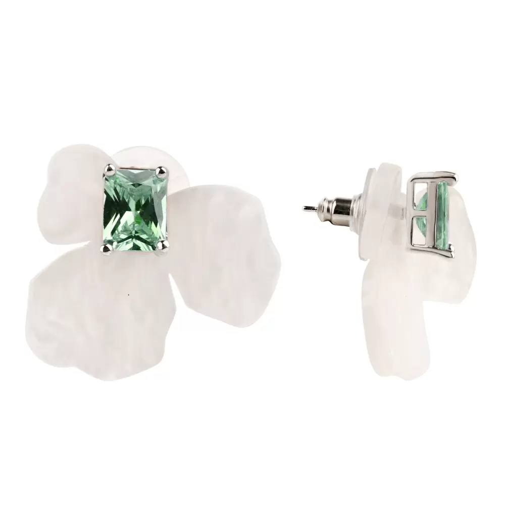 Серьги 503605370-3 ювелирный сплав Цветок