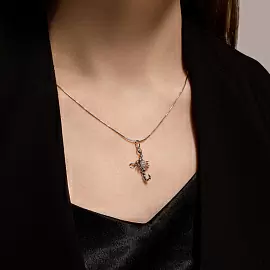 Подвеска 94030028 серебро Скорпион_1