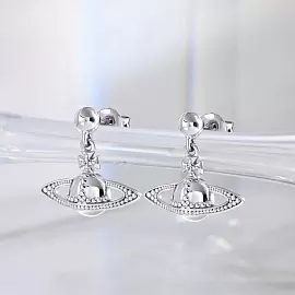 Серьги подвесные 12-72-0001-15390 серебро Вивьен Вествуд_1