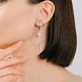 Серьги серьга одиночная 94170085 серебро_1