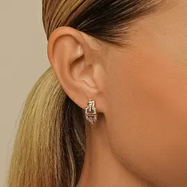 Серьги 24725 золото эрмес_1