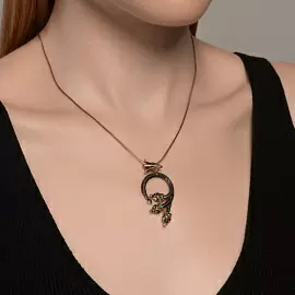 Подвеска 93030587 серебро Дракон_1