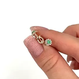 Серьги пусеты 2-104191-00-01 золото_1