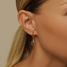 Серьги подвесные 500102-1102 золото_1