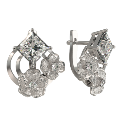 Серьги 1034292-01110 серебро