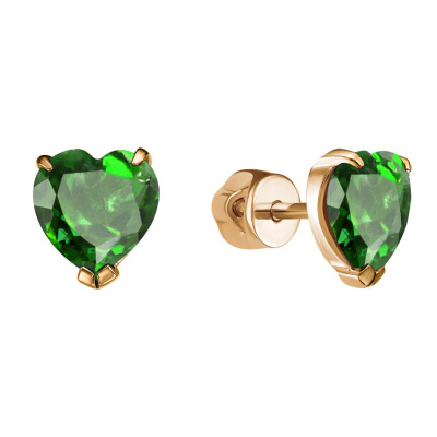 Серьги пусеты 8604-2 тур золото