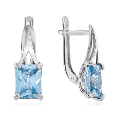 Серьги 2340200095-70 серебро