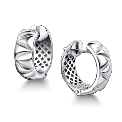 Серьги конго 02-4505.0000-00 серебро
