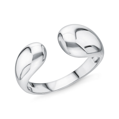 Кольцо B25052-R серебро Боттега Венета