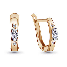 Серьги дорожка 46866.1 золото