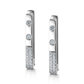 Серьги дорожка 02-4048.00КЦ-00 серебро Дорожка