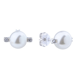 Серьги пусеты 1046222-01110-2S серебро