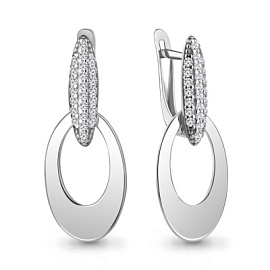Серьги подвесные 49925А.2 золото