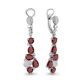 Серьги подвесные 4706603А.5 серебро