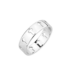 Кольцо к1132р серебро Крест